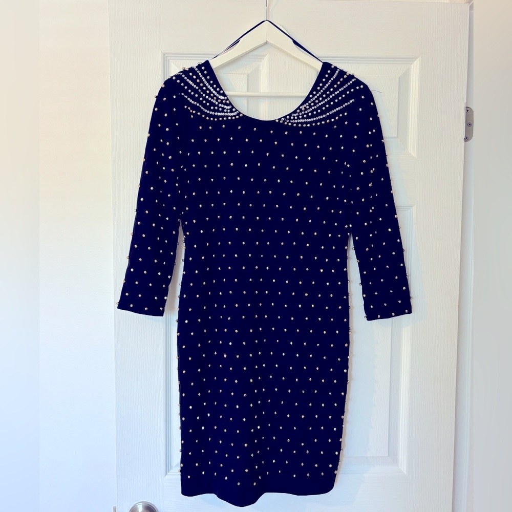 STUNNING BOUTIQUE COLLECTION H&M EMBELLISHED JEWELLED DRESS IN MEDIUM